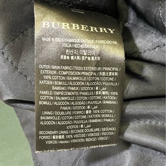 Burberry Prorsum Re-Issued Unisex Waxed Khaki Cotton Gabardine Car Over Coat L - Picture 11 of 11